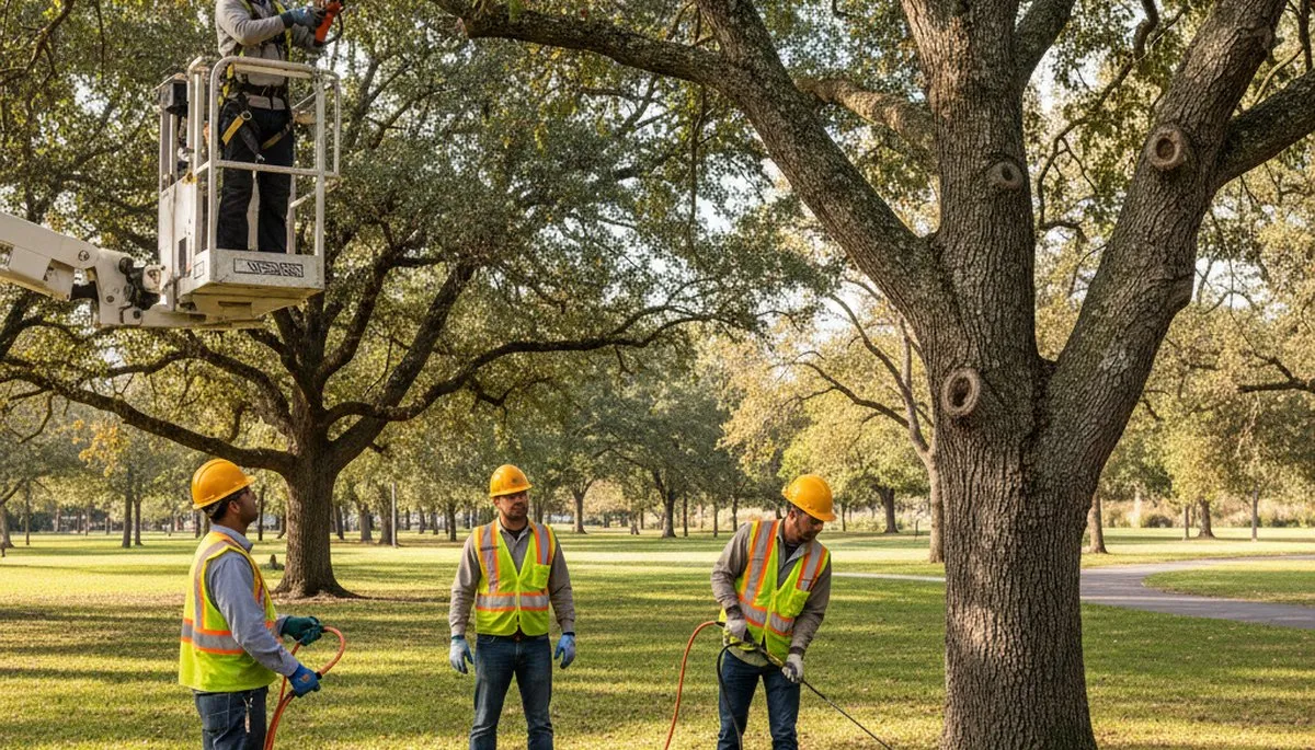 Minneapolis tree care specialist treating diseased trees for healthier properties in Minneapolis, MN