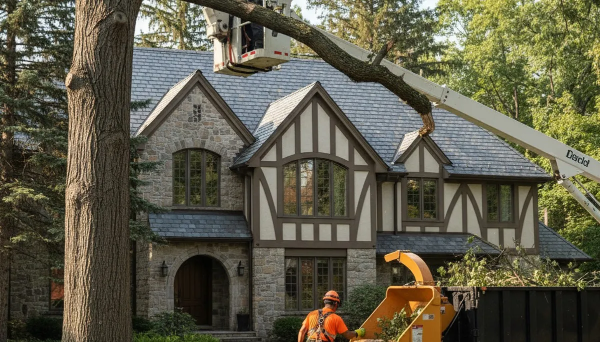 Tree service crew in Minneapolis, MN providing professional tree trimming and removal services