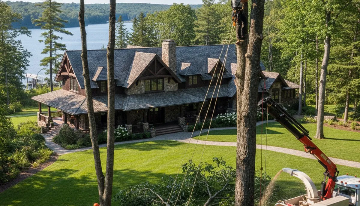 Tree service crew in Minneapolis, MN providing professional tree trimming and maintenance
